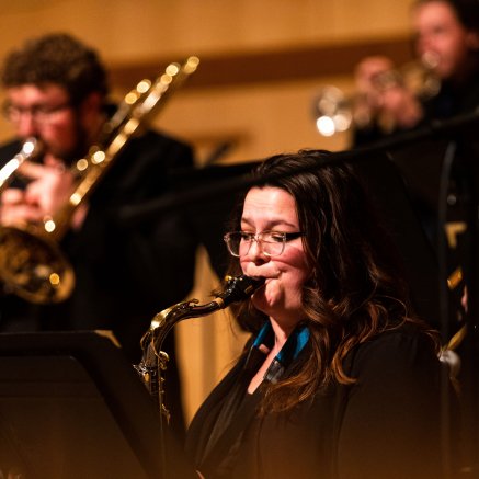 Close-up on NMU Jazz Band