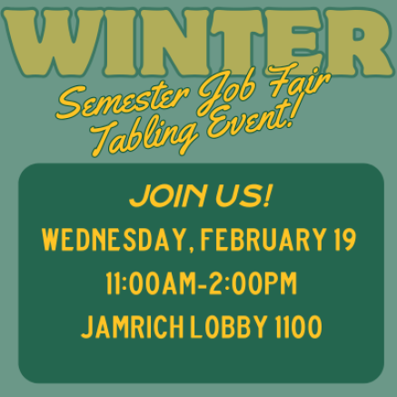 WSJF Tabling Event Poster